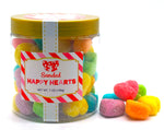 Candy - Valentine's Day Colorful Gummy Happy Hearts Sugar Stacks