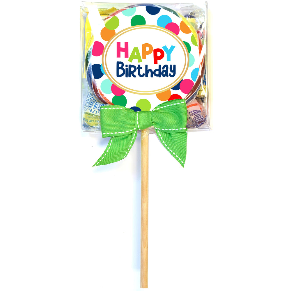 Candy - Birthday Lollipop Mix Up Pops - 8 Designs