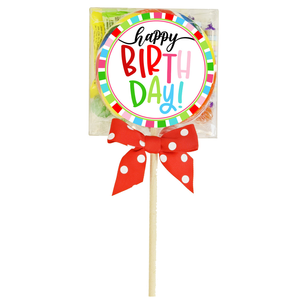 Candy - Birthday Lollipop Mix Up Pops - 8 Designs