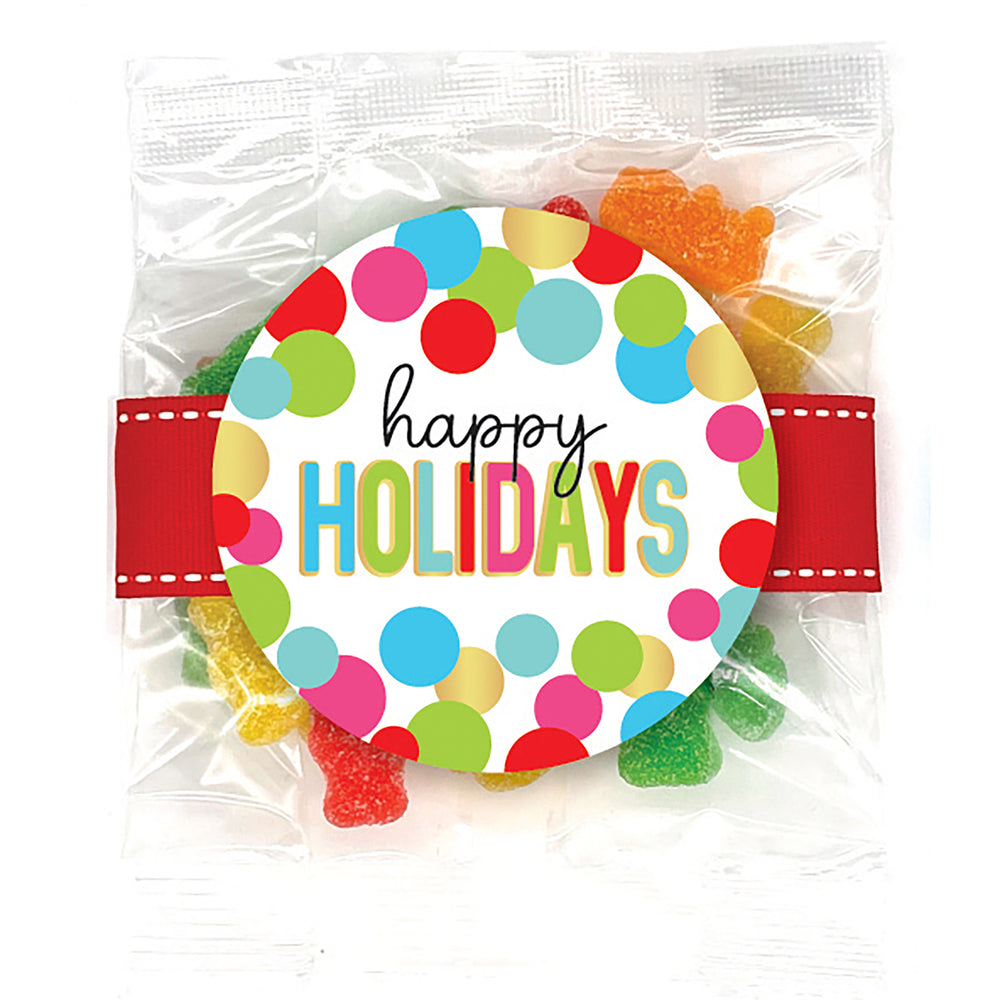 Candy - Holiday Sanded Sour Gummy Bears - HCD