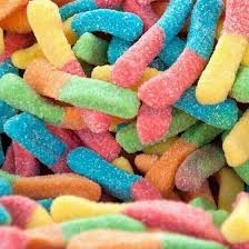 Candy - Spring Sanded Sour Gummy Worms - HSD